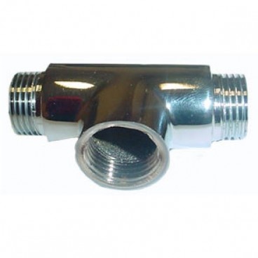 �Ƹ�T��ˮ�ܽ�ͷ 1/2'' M/F/M Cromado